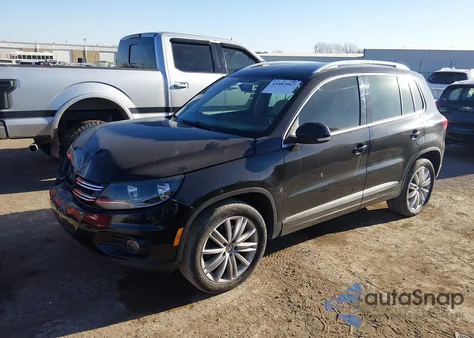 2013 Volkswagen Tiguan Se from USA, damaged, VIN WVGAV3AX9DW608505